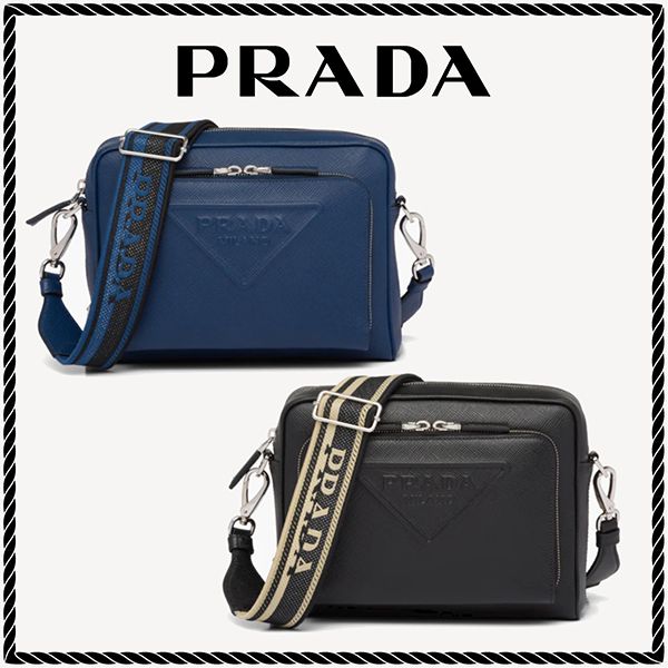 プラダ メンズ ショルダーバッグ コピー サフィアーノ 人気 2VH152_2FAD_F0002_V_OOO